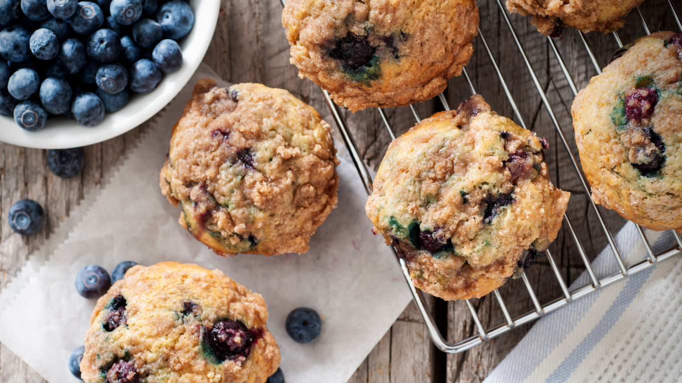 Protein Blueberry Muffins